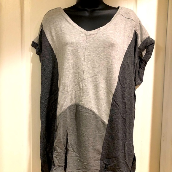 Larger super soft sweat shirt short sleeve